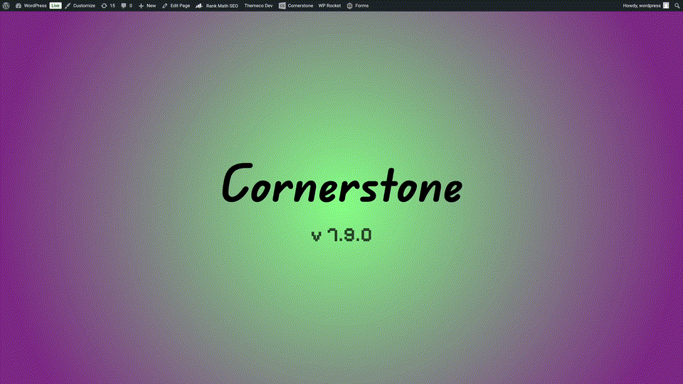 Cornerstone 7.9.0 Poster